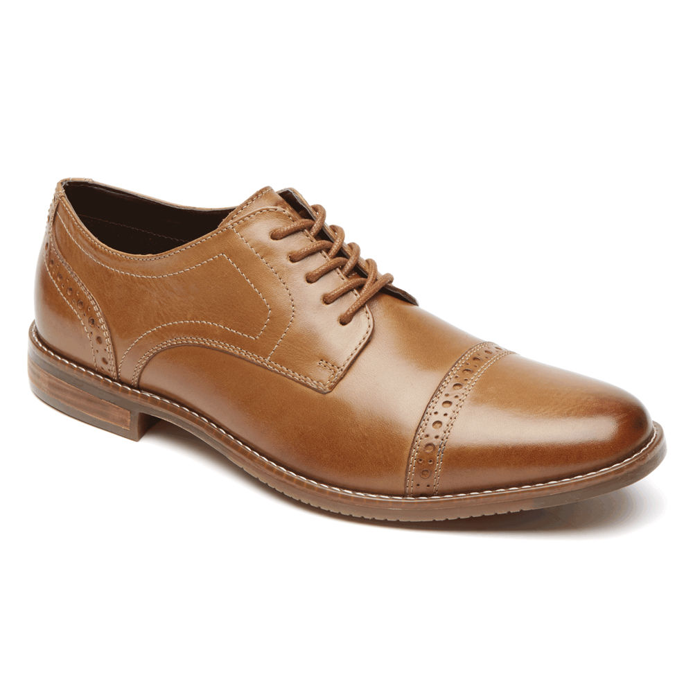 Rockport Oxfords Herre Brune - Style Purpose Cap Toe - SEVY86302